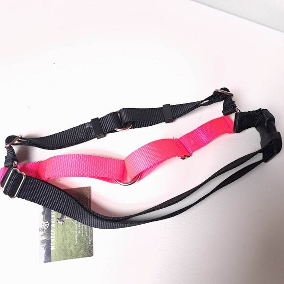 Wonder Walker Black Pink Body Halter No-Pull Dog Harness XL NWT - Picture 5 of 6